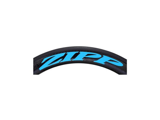 Zipp rep set 202 matte blue stickers