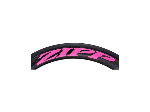 Zipp rep set adhesivos 808/disc rosa mate