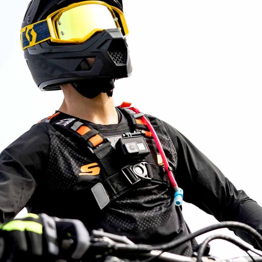 IMBRACATURA PER ACTION CAMERA NDM 1, TAGLIA M-XL, NERA