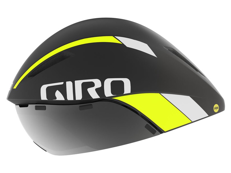 Aerohead mips 2021 matte black highlight yellow m onVelo cycling