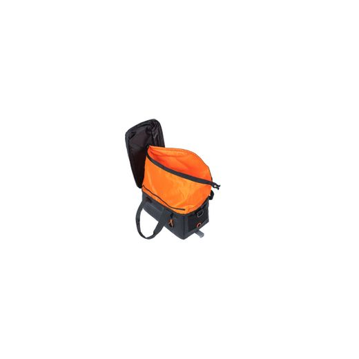 Alforja trasera BASIL "Miles Tarpaulin" MIK, 7L, negro naranja