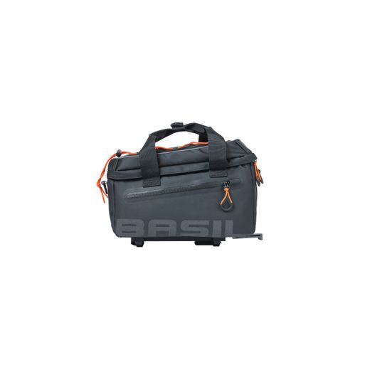 Alforja trasera BASIL "Miles Tarpaulin" MIK, 7L, negro naranja