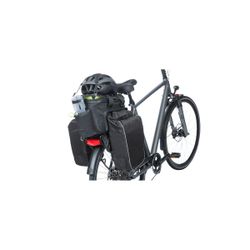 Alforja trasera BASIL "Miles Tarpaulin" XL Pro MIK, 9-36L, negra lemon