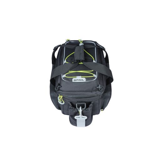 Alforja trasera BASIL "Miles Tarpaulin" XL Pro MIK, 9-36L, negra lemon
