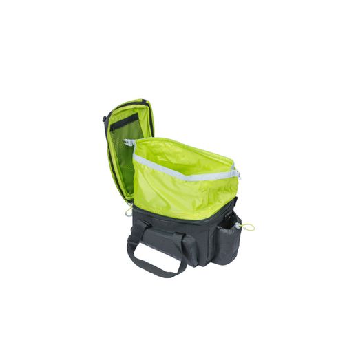 Alforja trasera BASIL "Miles Tarpaulin" XL Pro MIK, 9-36L, negra lemon