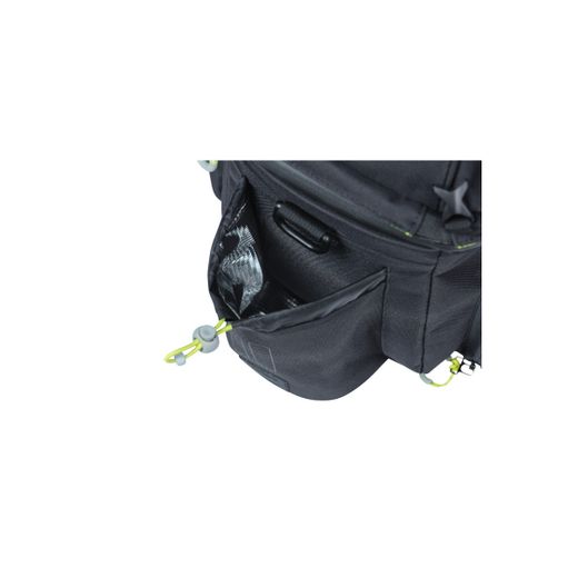 Alforja trasera BASIL "Miles Tarpaulin" XL Pro MIK, 9-36L, negra lemon