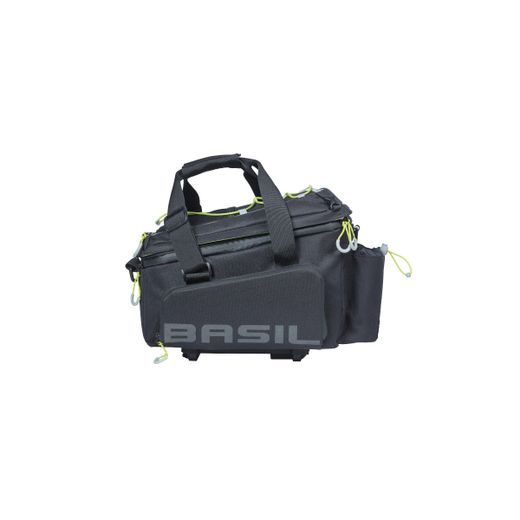 Alforja trasera BASIL "Miles Tarpaulin" XL Pro MIK, 9-36L, negra lemon