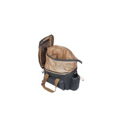 Alforja trasera BASIL "Miles Tarpaulin" XL Pro MIK, 9-36L, negra pizarra