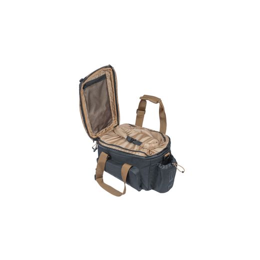 Alforja trasera BASIL "Miles Tarpaulin" XL Pro MIK, 9-36L, negra pizarra