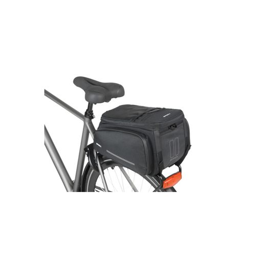 Alforja trasera BASIL "Move", 10-26L, negra