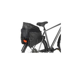 Alforja trasera BASIL "Move", 10-26L, negra