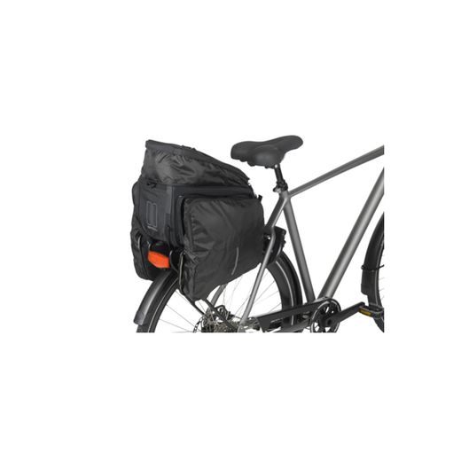 Alforja trasera BASIL "Move", 10-26L, negra