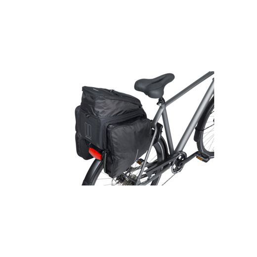 Alforja trasera BASIL "Move" MIK, 10-26L, negra