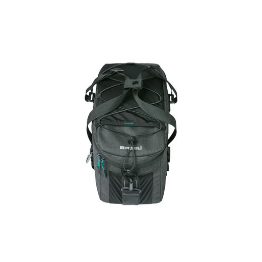 Alforja trasera impermeable BASIL "Discovery 365D" M MIK, 9L, negra
