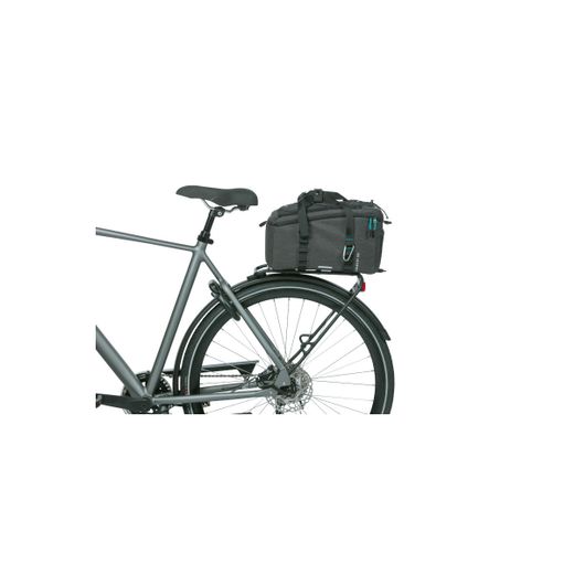 Alforja trasera impermeable BASIL "Discovery 365D" M MIK, 9L, negra