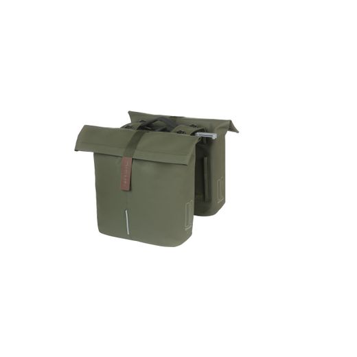 Sacoche double BASIL "City" MIK, 28-32L, moss green