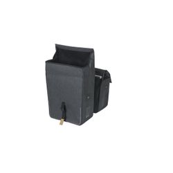 Sacoche double BASIL "City Shopper", MIK, 50L, charcoal