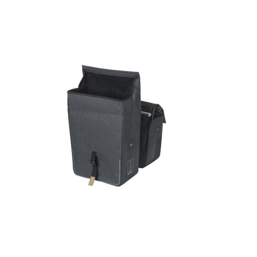 Sacoche double BASIL "City Shopper", MIK, 50L, charcoal