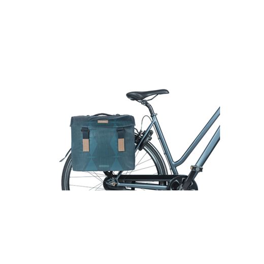 Sacoche double BASIL "Elegance" MIK, 40-49L, estate blue