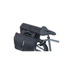Alforjas BASIL "Forte" MIK, 35L, negro/negro