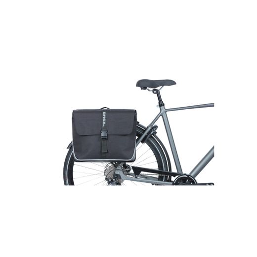 Alforjas BASIL "Forte" MIK, 35L, negro/negro
