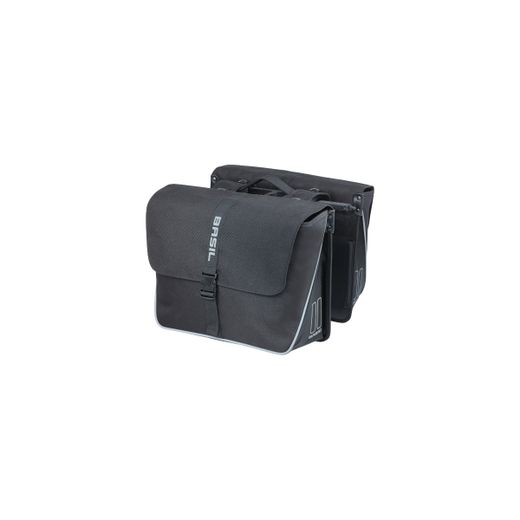 Alforjas BASIL "Forte" MIK, 35L, negro/negro