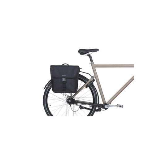 Sacoche double BASIL "Go", 32L, solid black