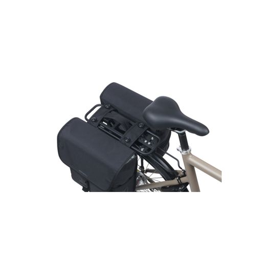 Sacoche double BASIL "Go", 32L, solid black