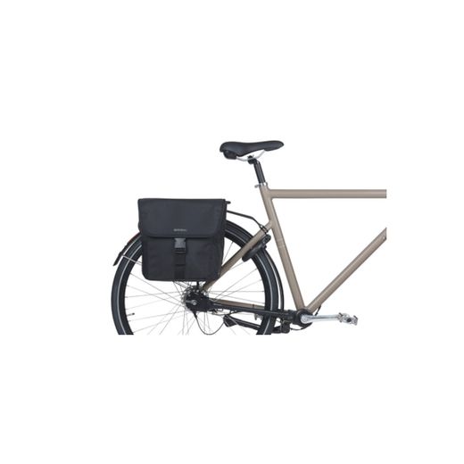 Sacoche double BASIL "Go", 32L, solid black