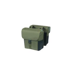 Sacoche double BASIL "Go", 32L, vert foncé