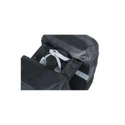 Alforjas BASIL "Miles" MIK, 34L, negra amarilla