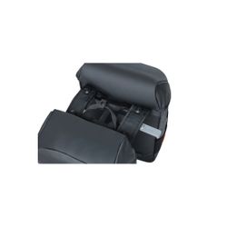 Alforjas BASIL "Miles Tarpaulin" MIK, 34L, negra naranja