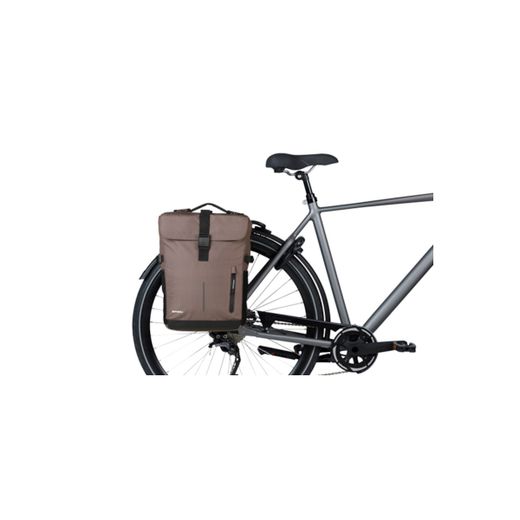 Sacoche double BASIL "Move" MIK, 30L, brun