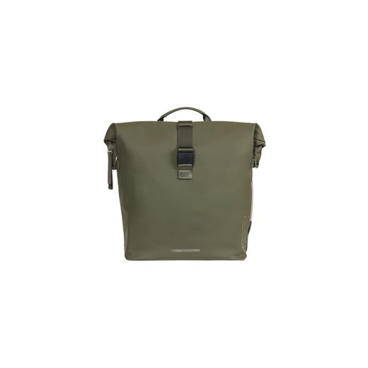 Sacoche double BASIL "SoHo Nordlicht" MIK, 41L, moss green
