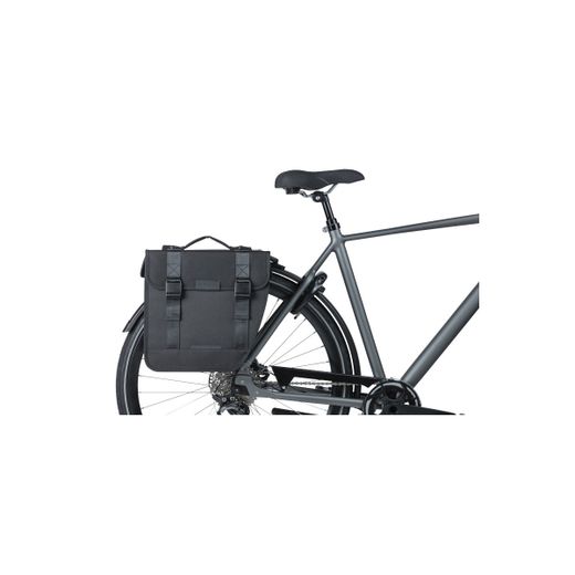 Alforjas BASIL "Tour" MIK, 28L, negra