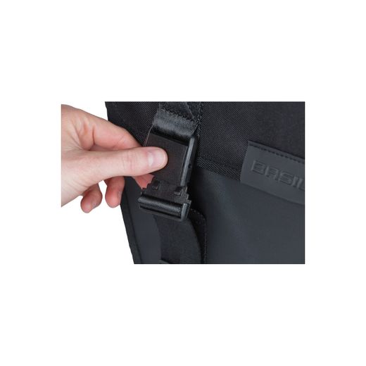 Alforjas impermeable BASIL "Tour Waterproof" MIK, 28L, negra