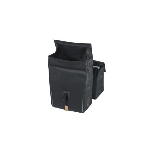 Sacoche double imperméable BASIL "Urban Dry" MIK, 50L, noir mat