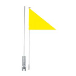 Bandera para bici ninos, colore amarillo