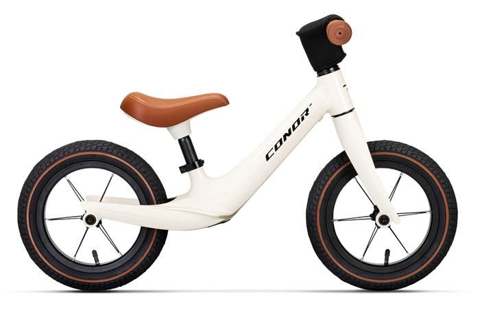 Bicicleta andador infantil CONOR KID 12" Blanco / beige