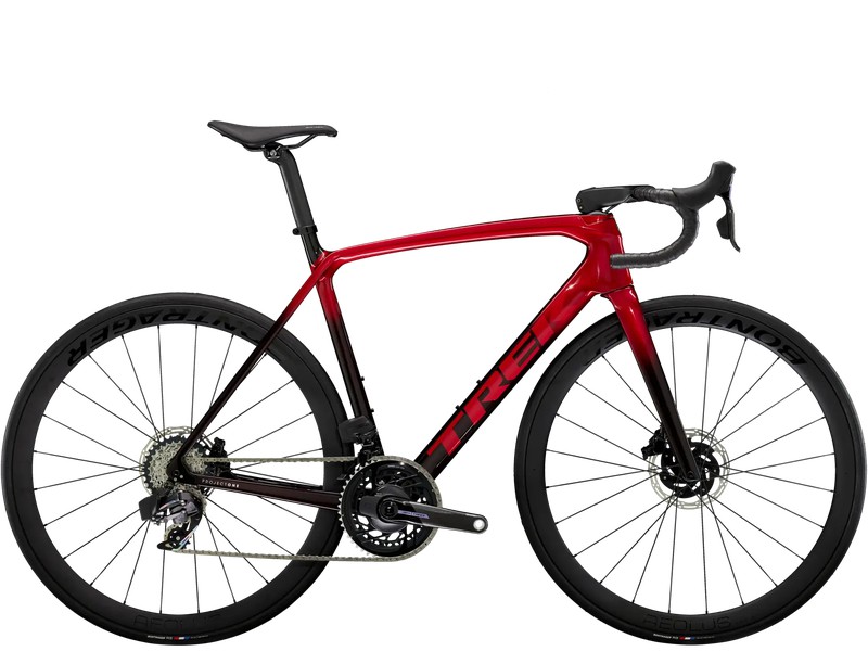 Bicicleta carretera carbono, marca Trek, modelo 2023-2024 Madone SLR 9 Gen  7. Color negro, rojo, azul, gris o marrón — OnVeló Cycling