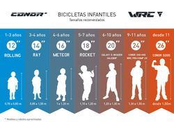 Vélo conor wrc discovery 18 "en alliage bleu