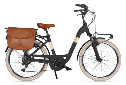 BICICLETA VIA VENETO CLASSIC E-BIKE LADY 24" NEGRO …..### ENVIO DESDE ITALIA PREVIO MONTAJE