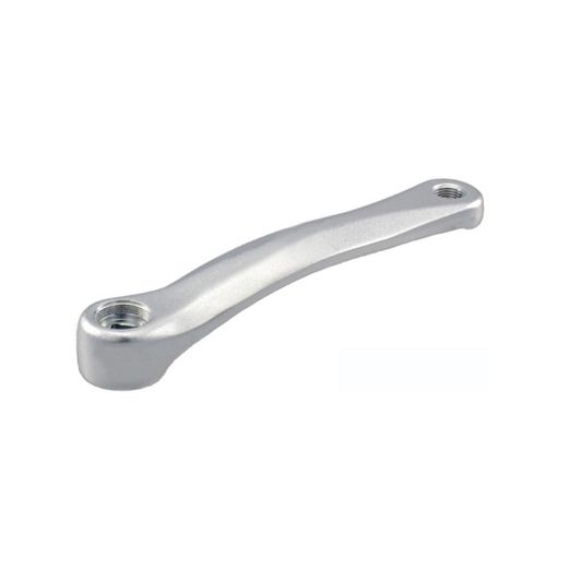 Biela izquierda 170mm aluminio mtb tipo shimano c101 /c102 plata