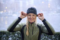 Bike cap, black uni, m