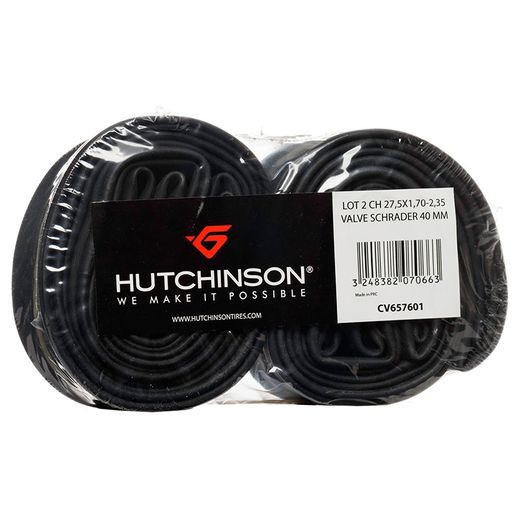 Blister 2 camaras hutchinson 27.5x1.70-2.35 vàlvula standard 40