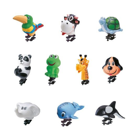 Bocinas animales lujo, caja 10unds.