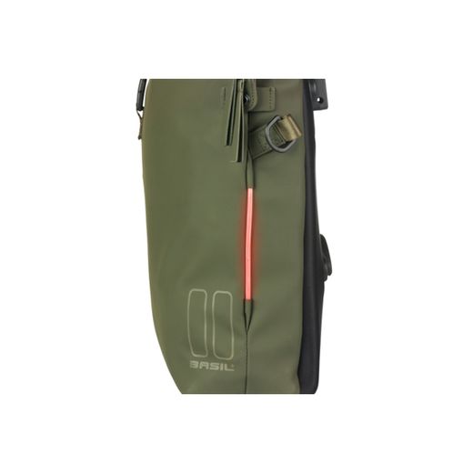 Bolsa bandolera BASIL "SoHo" MIK Studs, 17L, verde