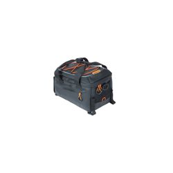 Bolsa de equipaje BASIL "Miles Tarpaulin", 7L, negro naranja