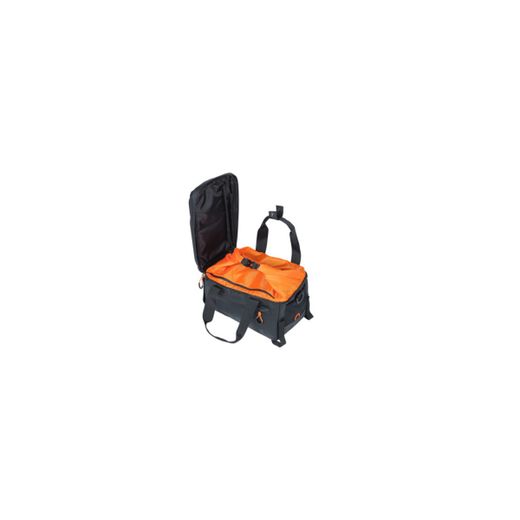 Bolsa de equipaje BASIL "Miles Tarpaulin", 7L, negro naranja