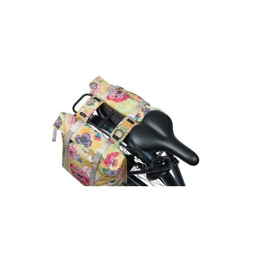 Bolsa doble BASIL "Bloom Field", 28-35L, amarillo miel